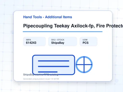 Pipecoupling Teekay Axilock-fp, Fire Protected Pipe Od 63mm - Hand Tools - Additional Items - IMPA 614243 - UOM PCS