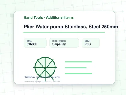 Plier Water-pump Stainless, Steel 250mm - Hand Tools - Additional Items - IMPA 616830 - UOM PCS