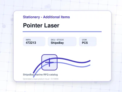 Pointer Laser - Stationery - Additional Items - IMPA 472213 - UOM PCS