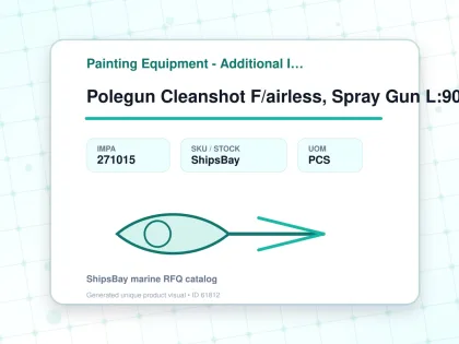 Polegun Cleanshot F/airless, Spray Gun L:90cm Graco 287026 - Painting Equipment - Additional Items - IMPA 271015 - UOM PCS