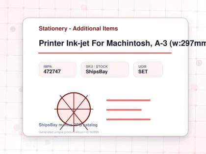 Printer Ink-jet For Machintosh, A-3 (w:297mm) Ac100v - Stationery - Additional Items - IMPA 472747 - UOM SET