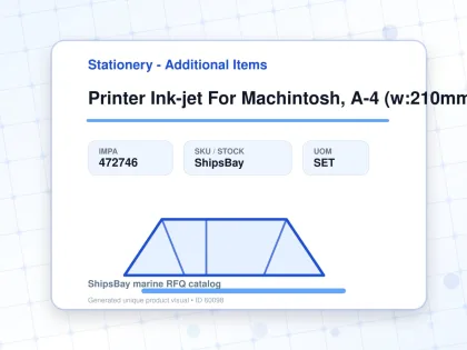 Printer Ink-jet For Machintosh, A-4 (w:210mm) Ac220v - Stationery - Additional Items - IMPA 472746 - UOM SET