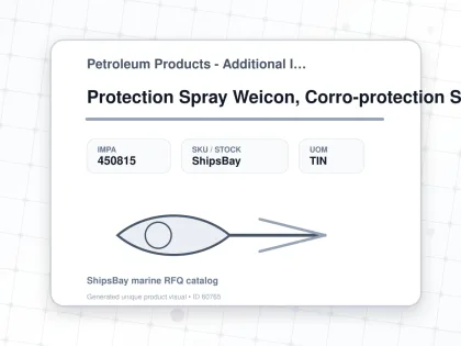 Protection Spray Weicon, Corro-protection Spray 400ml - Petroleum Products - Additional Items - IMPA 450815 - UOM TIN