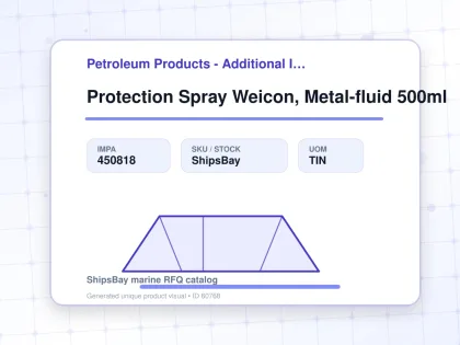 Protection Spray Weicon, Metal-fluid 500ml - Petroleum Products - Additional Items - IMPA 450818 - UOM TIN