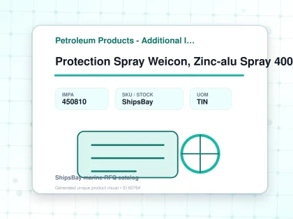 Protection Spray Weicon, Zinc-alu Spray 400ml - Petroleum Products - Additional Items - IMPA 450810 - UOM TIN