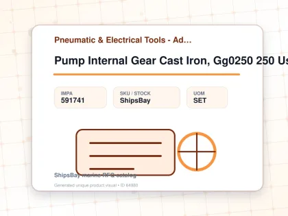 Pump Internal Gear Cast Iron, Gg0250 250 Usgpm - Pneumatic & Electrical Tools - Additional Items - IMPA 591741 - UOM SET