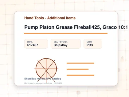 Pump Piston Grease Fireball425, Graco 10:1 124bar 13.3lpm - Hand Tools - Additional Items - IMPA 617487 - UOM PCS