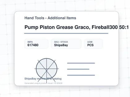 Pump Piston Grease Graco, Fireball300 50:1 579bar - Hand Tools - Additional Items - IMPA 617480 - UOM PCS