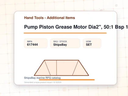 Pump Piston Grease Motor Dia2", 50:1 Bsp 120lbs Lm2250e-32-b - Hand Tools - Additional Items - IMPA 617444 - UOM SET