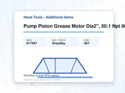 Pump Piston Grease Motor Dia2", 50:1 Npt 60lbs Lm2250e-61-b - Hand Tools - Additional Items - IMPA 617447 - UOM SET