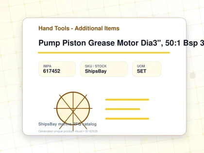 Pump Piston Grease Motor Dia3", 50:1 Bsp 35lbs Lm2350e-22-b - Hand Tools - Additional Items - IMPA 617452 - UOM SET
