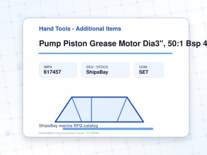 Pump Piston Grease Motor Dia3", 50:1 Bsp 400lbs Lm2350e-42-b - Hand Tools - Additional Items - IMPA 617457 - UOM SET