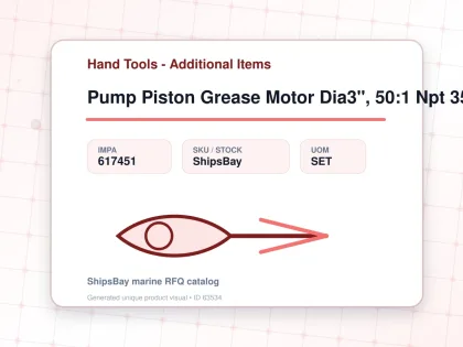Pump Piston Grease Motor Dia3", 50:1 Npt 35lbs Lm2350e-21-b - Hand Tools - Additional Items - IMPA 617451 - UOM SET