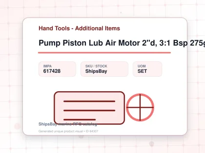 Pump Piston Lub Air Motor 2"d, 3:1 Bsp 275gallon Lm2203a-52-b - Hand Tools - Additional Items - IMPA 617428 - UOM SET