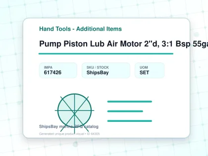 Pump Piston Lub Air Motor 2"d, 3:1 Bsp 55gallon Lm2203a-42-b - Hand Tools - Additional Items - IMPA 617426 - UOM SET