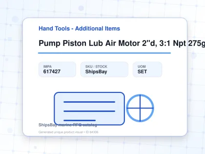 Pump Piston Lub Air Motor 2"d, 3:1 Npt 275gallon Lm2203a-51-b - Hand Tools - Additional Items - IMPA 617427 - UOM SET