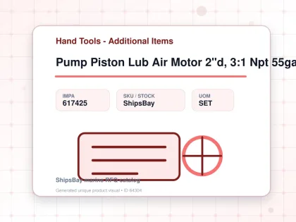 Pump Piston Lub Air Motor 2"d, 3:1 Npt 55gallon Lm2203a-41-b - Hand Tools - Additional Items - IMPA 617425 - UOM SET
