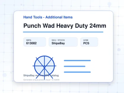Punch Wad Heavy Duty 24mm - Hand Tools - Additional Items - IMPA 613082 - UOM PCS
