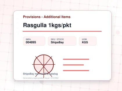Rasgulla 1kgs/pkt - Provisions - Additional Items - IMPA 004895 - UOM KGS