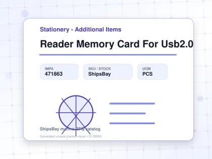 Reader Memory Card For Usb2.0 - Stationery - Additional Items - IMPA 471863 - UOM PCS