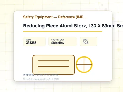 Reducing Piece Alumi Storz, 133 X 89mm Sm712092 - Safety Equipment — Reference (IMPA) - IMPA 333366 - UOM PCS