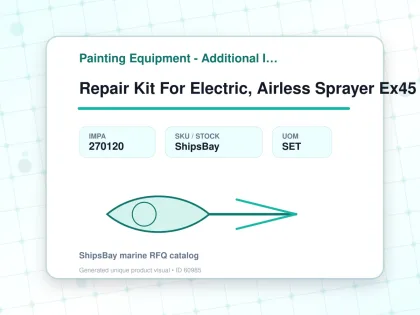 Repair Kit For Electric, Airless Sprayer Ex45 - Painting Equipment - Additional Items - IMPA 270120 - UOM SET