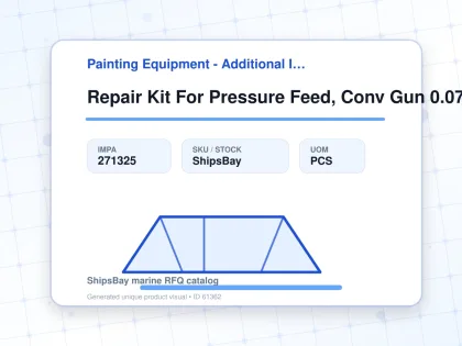Repair Kit For Pressure Feed, Conv Gun 0.071" Graco 289309 - Painting Equipment - Additional Items - IMPA 271325 - UOM PCS