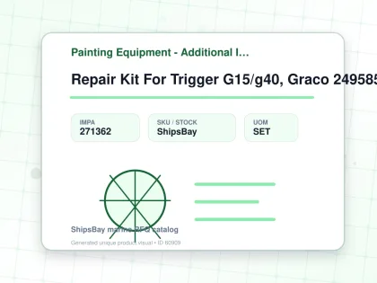 Repair Kit For Trigger G15/g40, Graco 249585 - Painting Equipment - Additional Items - IMPA 271362 - UOM SET