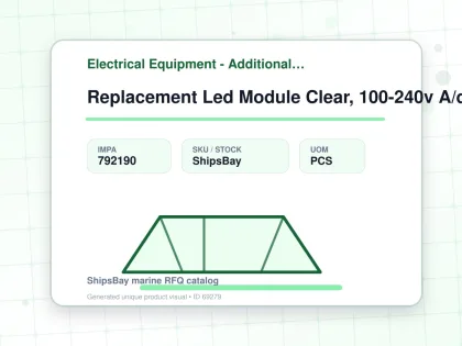 Replacement Led Module Clear, 100-240v A/dcc 30w - Electrical Equipment - Additional Items - IMPA 792190 - UOM PCS