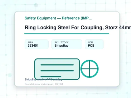 Ring Locking Steel For Coupling, Storz 44mm Sm847044 - Safety Equipment — Reference (IMPA) - IMPA 333451 - UOM PCS
