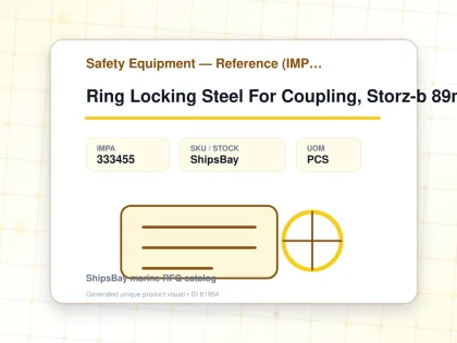 Ring Locking Steel For Coupling, Storz-b 89mm Sm847089 - Safety Equipment — Reference (IMPA) - IMPA 333455 - UOM PCS