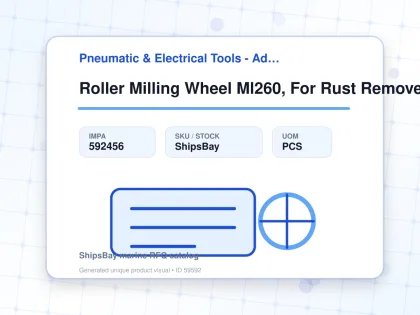 Roller Milling Wheel Ml260, For Rust Remover - Pneumatic & Electrical Tools - Additional Items - IMPA 592456 - UOM PCS