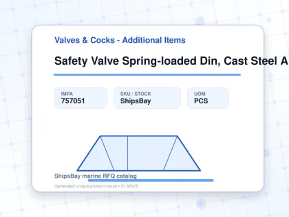 Safety Valve Spring-loaded Din, Cast Steel Angle #567 Dn25 - Valves & Cocks - Additional Items - IMPA 757051 - UOM PCS