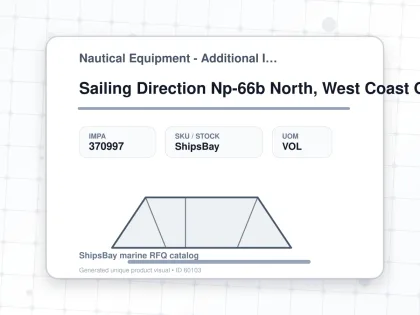 Sailing Direction Np-66b North, West Coast Of Scotland Pilot - Nautical Equipment - Additional Items - IMPA 370997 - UOM VOL