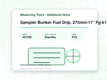 Sampler Bunker Fuel Drip, 275mm/11" Fg-k1-131-kw - Measuring Tools - Additional Items - IMPA 651336 - UOM PCS