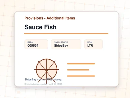Sauce Fish - Provisions - Additional Items - IMPA 005634 - UOM LTR