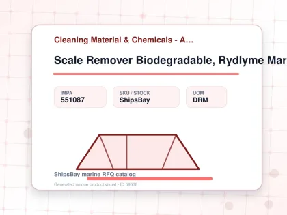 Scale Remover Biodegradable, Rydlyme Marine 1249ltr - Cleaning Material & Chemicals - Additional Items - IMPA 551087 - UOM DRM