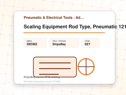 Scaling Equipment Rod Type, Pneumatic 12100 26-45mm Id - Pneumatic & Electrical Tools - Additional Items - IMPA 592362 - UOM SET