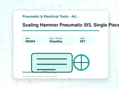 Scaling Hammer Pneumatic Sf3, Single Piece Steel Triple Head - Pneumatic & Electrical Tools - Additional Items - IMPA 590364 - UOM SET