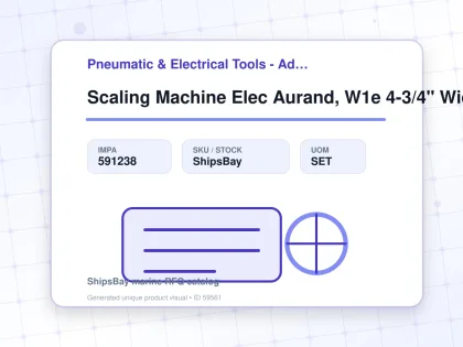 Scaling Machine Elec Aurand, W1e 4-3/4" Wide Ac115v 60hz - Pneumatic & Electrical Tools - Additional Items - IMPA 591238 - UOM SET