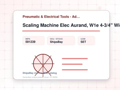 Scaling Machine Elec Aurand, W1e 4-3/4" Wide Ac220v 60hz - Pneumatic & Electrical Tools - Additional Items - IMPA 591239 - UOM SET