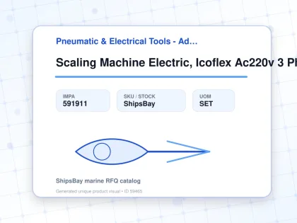 Scaling Machine Electric, Icoflex Ac220v 3 Phase - Pneumatic & Electrical Tools - Additional Items - IMPA 591911 - UOM SET
