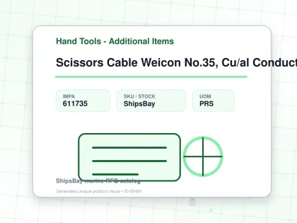 Scissors Cable Weicon No.35, Cu/al Conductors 35mm2 - Hand Tools - Additional Items - IMPA 611735 - UOM PRS