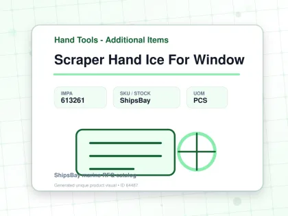 Scraper Hand Ice For Window - Hand Tools - Additional Items - IMPA 613261 - UOM PCS