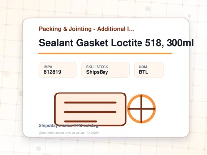 Sealant Gasket Loctite 518, 300ml - Packing & Jointing - Additional Items - IMPA 812819 - UOM BTL