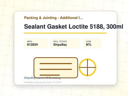 Sealant Gasket Loctite 5188, 300ml - Packing & Jointing - Additional Items - IMPA 812834 - UOM BTL