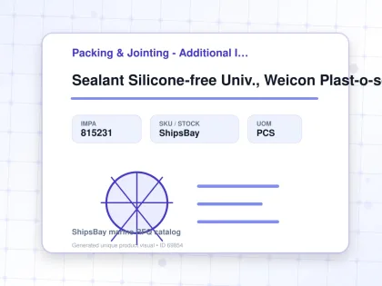 Sealant Silicone-free Univ., Weicon Plast-o-seal 90grm - Packing & Jointing - Additional Items - IMPA 815231 - UOM PCS