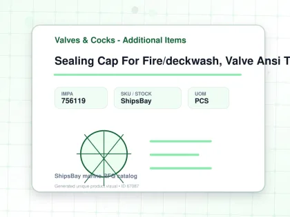 Sealing Cap For Fire/deckwash, Valve Ansi Type 1-1/2" - Valves & Cocks - Additional Items - IMPA 756119 - UOM PCS