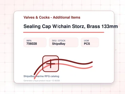 Sealing Cap W/chain Storz, Brass 133mm - Valves & Cocks - Additional Items - IMPA 756028 - UOM PCS