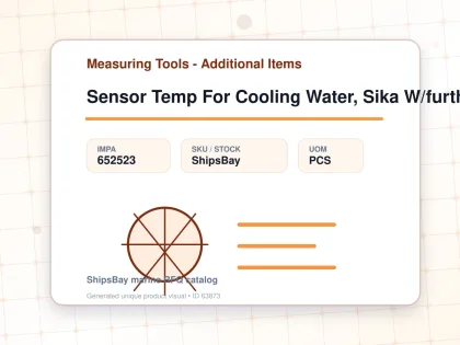 Sensor Temp For Cooling Water, Sika W/further Details - Measuring Tools - Additional Items - IMPA 652523 - UOM PCS